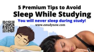 how to avoid sleep while studying during exams