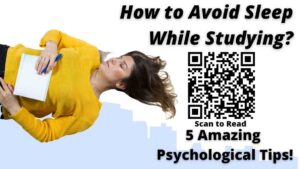 how to avoid sleep while studying during exams